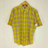 ブレント BRENT 60-70S never needs ironing ポリ コットン B.D S/S シアー チェック シャツ メンズ import:M