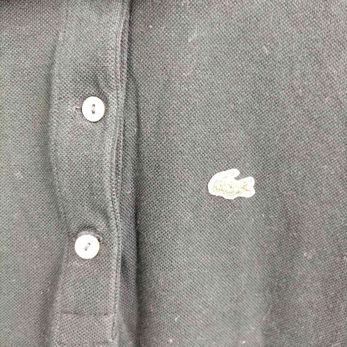ラコステ LACOSTE ロゴ刺繍 ポロチュニックワンピース レディース 40
