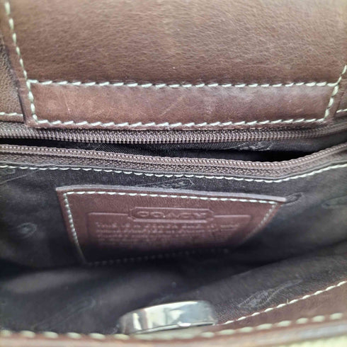 コーチ COACH キャンパスレザー切替ハンドバッグ レディース