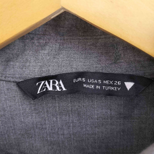 ザラ ZARA STRIPECROPPED SHIRT TIE ストライプクロップドシャツ レディース import:S