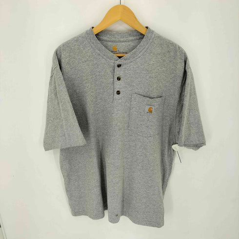 カーハート Carhartt ヘンリーネック S/S ポケットTシャツ メンズ import:L