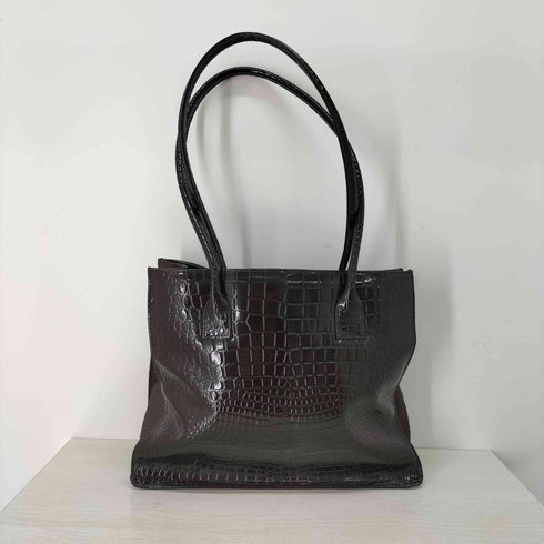 ゲス GUESS クロコダイル型押し レザートートバッグ レディース