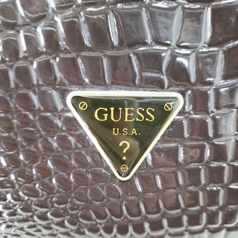 ゲス GUESS クロコダイル型押し レザートートバッグ レディース