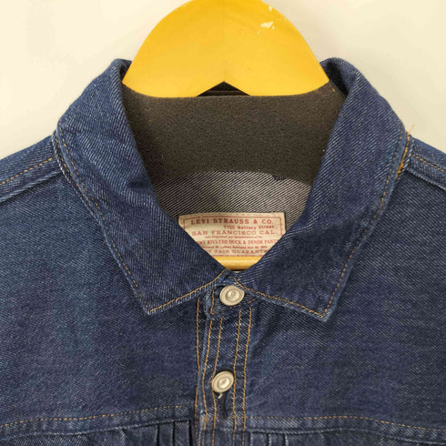 リーバイス Levis PLEATS TRUCKER JAKET MEDIUM INDIGO プリーツ トラッカージャケット メンズ JPN:L