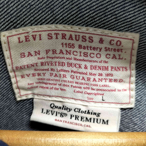 リーバイス Levis PLEATS TRUCKER JAKET MEDIUM INDIGO プリーツ トラッカージャケット メンズ JPN:L