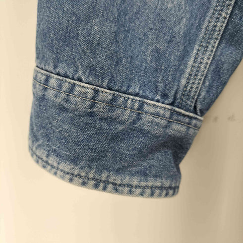 ポロカントリーラルフローレン POLO COUNTRY RALPH LAUREN 80-90s ダブルポケットL/Sデニムシャツ ガチャポケ メンズ LL