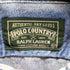 ポロカントリーラルフローレン POLO COUNTRY RALPH LAUREN 80-90s ダブルポケットL/Sデニムシャツ ガチャポケ メンズ LL