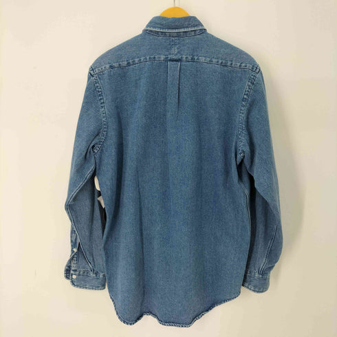 ポロカントリーラルフローレン POLO COUNTRY RALPH LAUREN 80-90s スモールポニー刺繍 ボタンダウンL/Sデニムシャツ メンズ import:M
