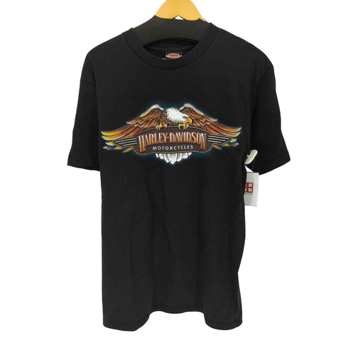 ハーレーダビッドソン HARLEY-DAVIDSON 1999コピーライト 90S MADE IN USA イーグルプリント Tシャツ メンズ import:L