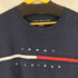 トミーヒルフィガー TOMMY HILFIGER リブライン ロゴ クルーネック L/S Tシャツ レディース XL