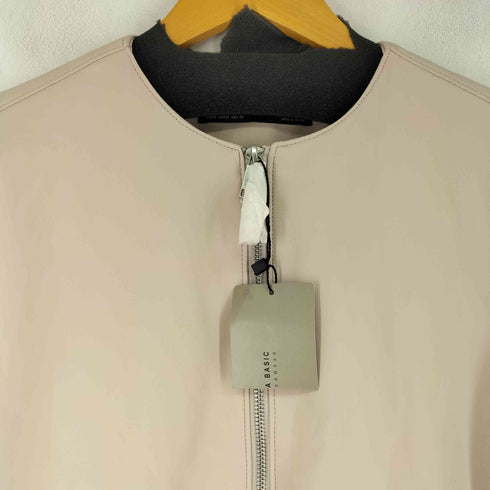 ザラ ZARA フェイクレザージャケット レディース import:M