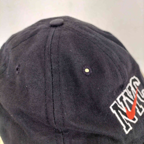 ナイキ NIKE 90~00S MADE IN USA NYCスウッシュ刺繍キャップ メンズ
