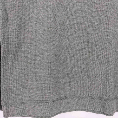 エディーバウアー Eddie Bauer ヘンリーネック 鹿の子 ロングスリーブTシャツ メンズ import:M