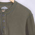 エディーバウアー Eddie Bauer メタルボタン ヘンリーネック サーマル ロングスリーブTシャツ メンズ import:S