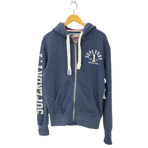 スーパードライ Superdry 極度乾燥(しなさい) 裏起毛 ジップアップパーカー メンズ S