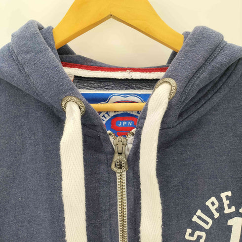 スーパードライ Superdry 極度乾燥(しなさい) 裏起毛 ジップアップパーカー メンズ S