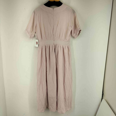 メルロプラス MERLOT PLUS レーヨン混 S/S ロングワンピース レディース
