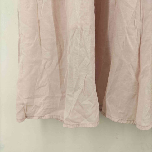 メルロプラス MERLOT PLUS レーヨン混 S/S ロングワンピース レディース