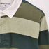 エディーバウアー Eddie Bauer ボーダー ラガーシャツ メンズ import:M