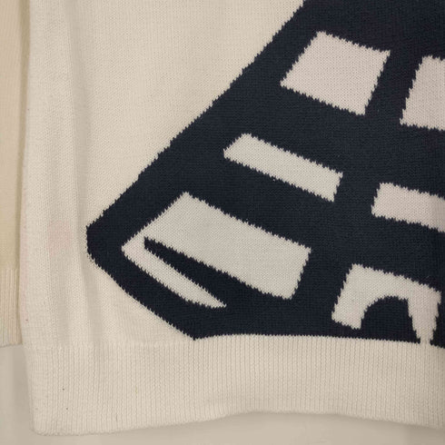 ブルックスブラザーズレッドフリース BROOKS BROTHERS REDFLEECE フロントデザイン コットン クルーネックニット メンズ import:L