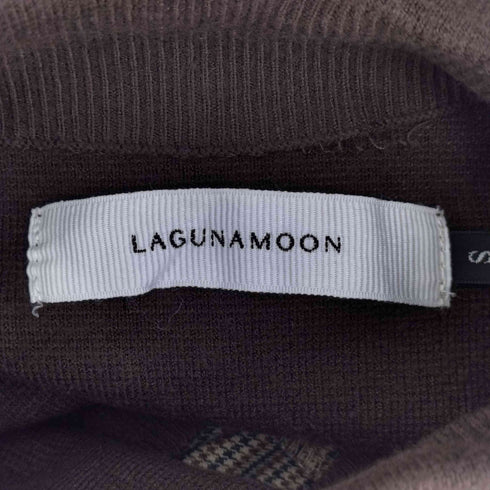 ラグナムーン LAGUNAMOON ボトルネックレイヤードベアワンピース レディース JPN:S