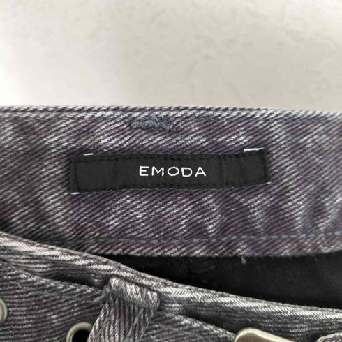 エモダ EMODA ワイドベルトデニムスカート レディース M