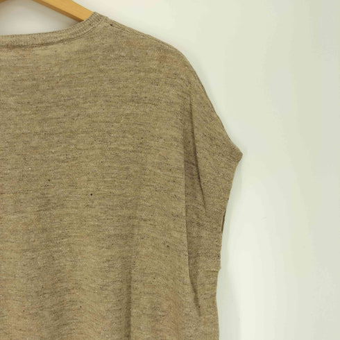 イエナ IENA 21SS pasha リネン コットン ノースリーブ プルオーバー レディース FREE