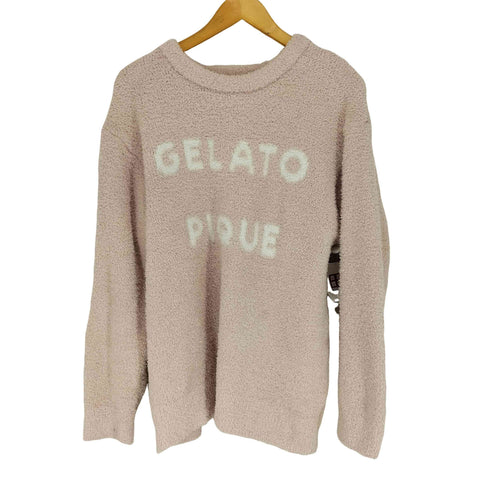 ジェラートピケ gelato pique ロゴデザイントップス レディース