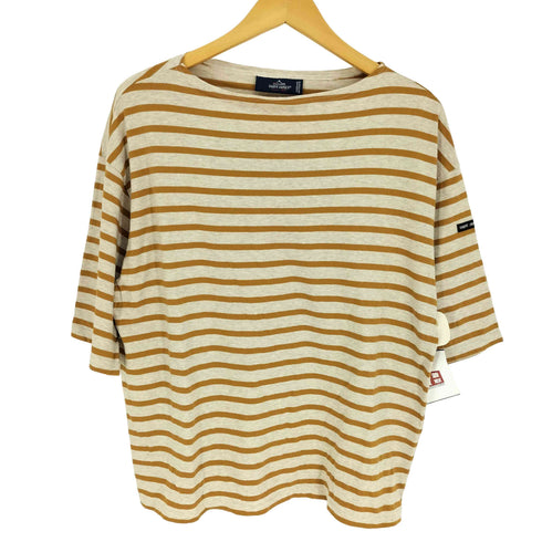 セントジェームス SAINT JAMES フランス製 ボーダー ボートネック Tシャツ レディース F:3