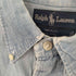 ラルフローレン RALPH LAUREN 90S USA製 ロゴ刺繍 BDシャツ メンズ import:M