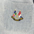 ラルフローレン RALPH LAUREN 90S USA製 ロゴ刺繍 BDシャツ メンズ import:M