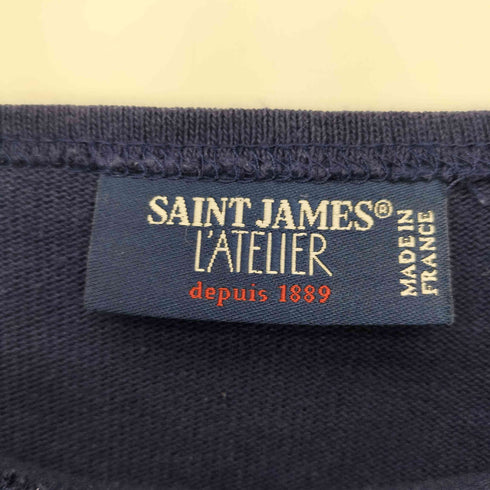 セントジェームス SAINT JAMES L'ATELIER フランス製 ボートネック L/S Tシャツ レディース F:4