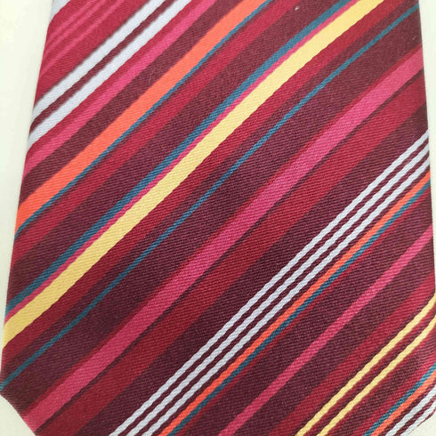 ポールスミス Paul Smith マルチカラー ストライプ ネクタイ メンズ