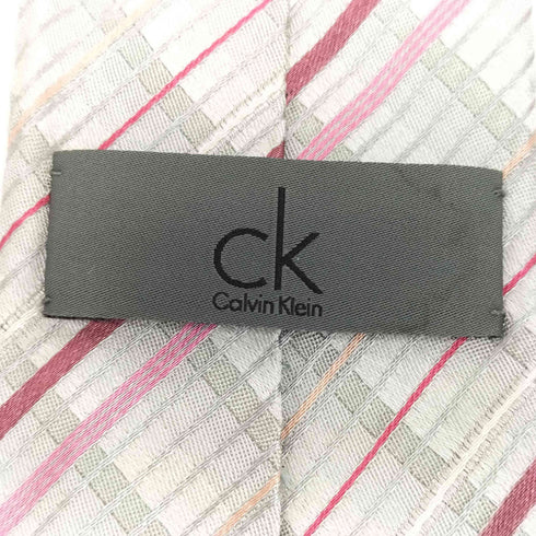 シーケーカルバンクライン ck Calvin Klein ストライプ ネクタイ メンズ