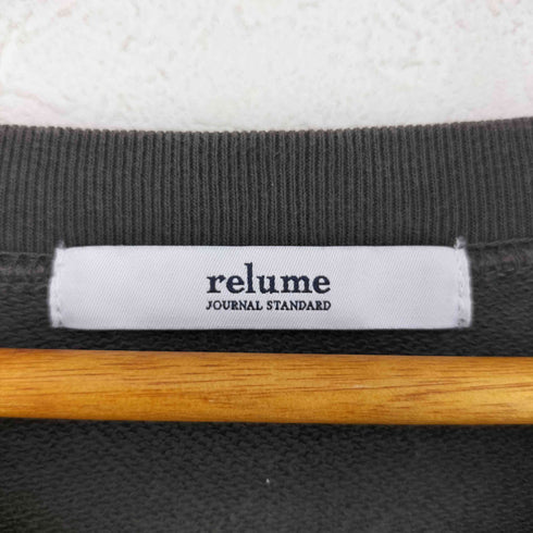 ジャーナルスタンダードレリューム JOURNAL STANDARD relume 度甘裏毛ドルマンプルオーバー レディース f