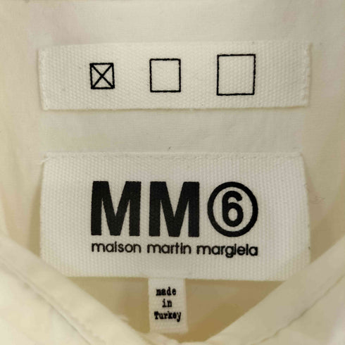 エムエムシックスメゾンマルタンマルジェラ MM6 Maison Martin Margiela COTTON POPLIN SHIRT レディース