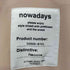 NOWADAYS ダブルブレスト ノーカラー ジャケット レディース JPN:M