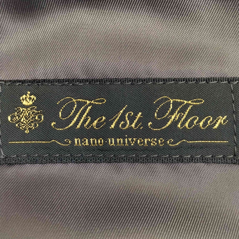 ナノユニバースザファーストフロアー nano・universe The 1st. Floor ボーダー シアサッカー 2B テーラードジャケット メンズ JPN:46