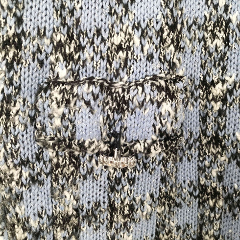 ザラ ZARA ツイード ビジュー ノースリーブワンピース レディース import:S