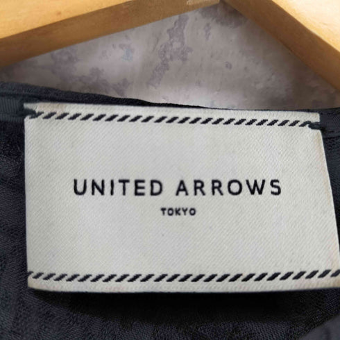 ユナイテッドアローズ UNITED ARROWS 23SS ジャカードペプラム半袖ブラウス レディース JPN:36