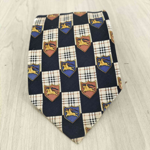 バーバリーズ BURBERRYS 騎士紋章柄 ネクタイ MADE IN ITALY メンズ