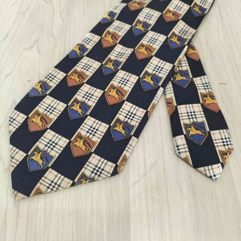バーバリーズ BURBERRYS 騎士紋章柄 ネクタイ MADE IN ITALY メンズ