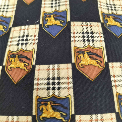 バーバリーズ BURBERRYS 騎士紋章柄 ネクタイ MADE IN ITALY メンズ