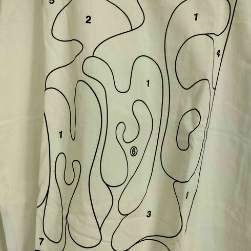 エムエムシックスメゾンマルジェラ MM6 Maison Margiela 19ss COLORING PICTURE TEE レディース S