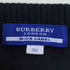 バーバリーブルーレーベル BURBERRY BLUE LABEL ロゴ刺繍 エポレット コットン ニット カーディガン レディース 38