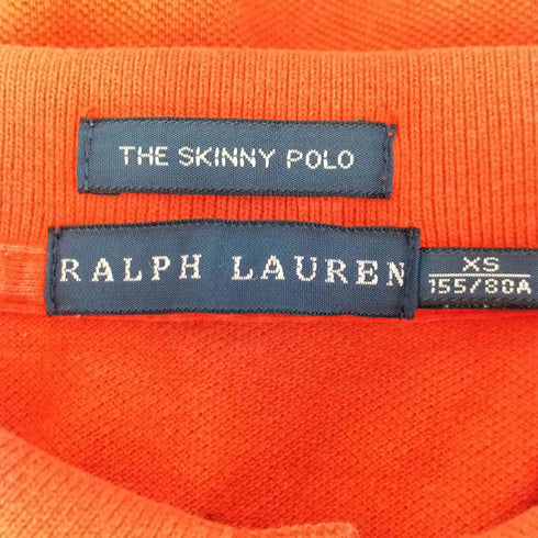 ラルフローレン RALPH LAUREN THE SKINNY POLO ポニー刺繍 ポロシャツ レディース import:XS