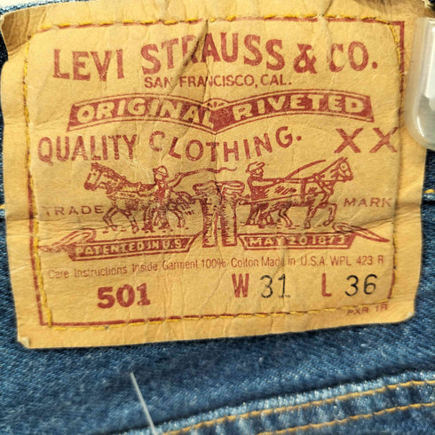 リーバイス Levis 90S 93年製 USA製 552刻印 サンアンジェロ工場 501 デッドストック ミントコンディション メンズ W31 L36