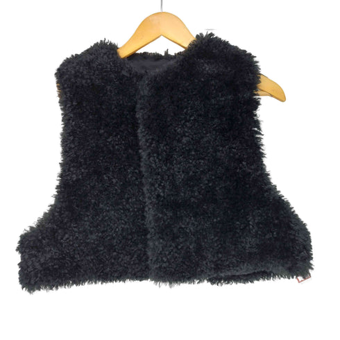 ハイク HYKE 24AW FAUX SHEARLING CROPPED VEST レディース OSFA