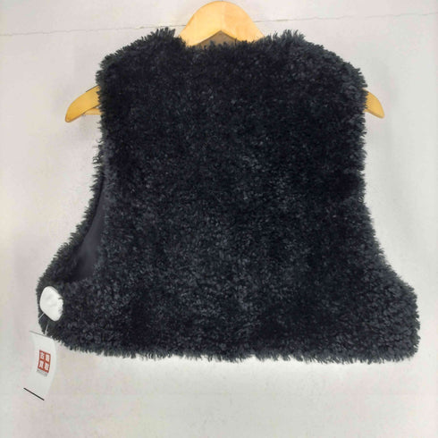 ハイク HYKE 24AW FAUX SHEARLING CROPPED VEST レディース OSFA