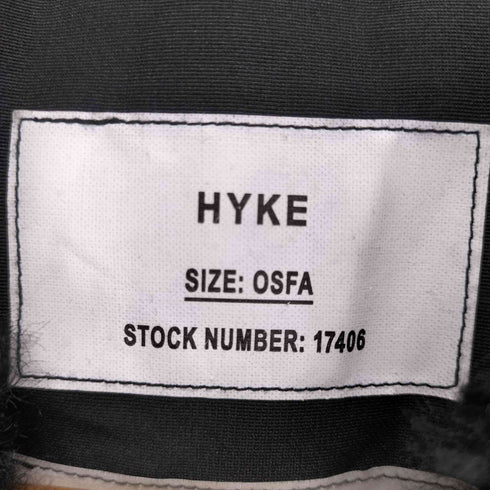 ハイク HYKE 24AW FAUX SHEARLING CROPPED VEST レディース OSFA